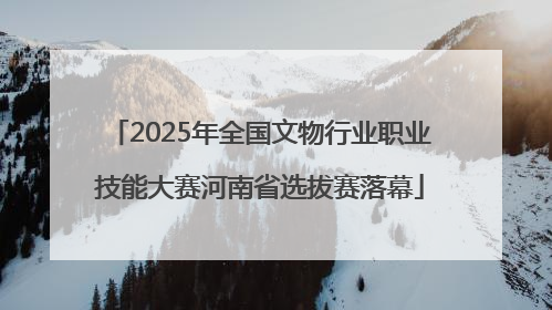 2025年全国文物行业职业技能大赛河南省选拔赛落幕