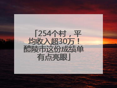 254个村，平均收入超30万！醴陵市这份成绩单有点亮眼